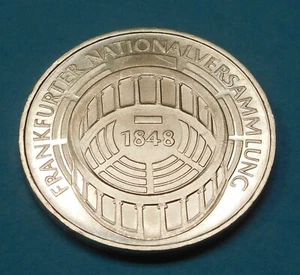 Moneda alemana de 5 marcos de plata del edificio del parlamento de Alemania 1973 - Imagen 1 de 2