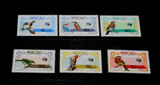 MACAO 1984 AUSIPEX BIRDS SET OF 6 ISSUES  VERY FINE M/N/H