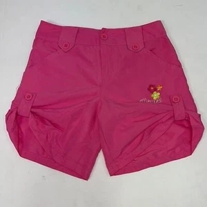 The Wonderful World of Disney Kids Shorts Girls Floral Hot Pink Size 5 #1108 - Picture 1 of 12