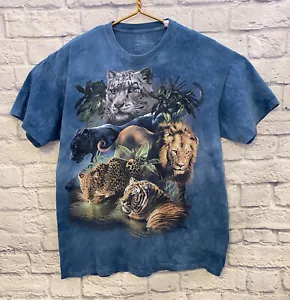 The Mountain 2011 T-Shirt Jungle Africa Lion Tiger Panther Tami Alba Size Large - Picture 1 of 10