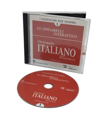 Lo Zingarelli Interattivo Dizionario Italiano Cd per Win 95 98 2000 Editoriale - Immagine 1 di 2