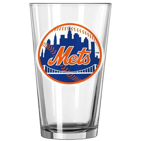 NY METS 16 OZ GAMEDAY TEAM LOGO PINT GLASS FROM MEMORY COMPANY Cover