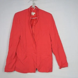 Witchery Womens Blazer Jacket 8(AU) or XS Red Collared Long Sleeve Office - Picture 1 of 8