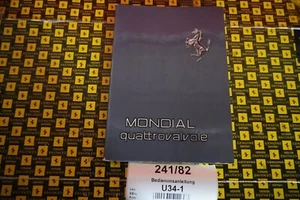 Manual de instrucciones Ferrari mondial QV - Owner ́s manual - # 241/82 - Imagen 1 de 4