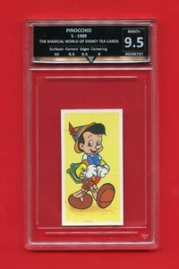 Graded Pinocchio The Magical World Of Disney 1989 Brooke Bond Tea Card Ref247 - Picture 1 of 2