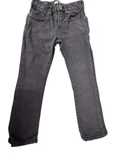 SCOTCH SODA Boys Denim Super Skinny Fit Jeans pants sz 4 Off Black - Picture 1 of 7