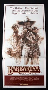 Barbarosa (1982) Original Australian Daybill Movie Poster - Foto 1 di 1