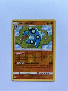 117/236 Seismitoad | Rare Reverse Holo Card | SM12 Cosmic Eclipse Pokemon TCG - Bild 1 von 2