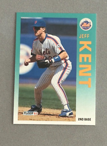 1992 Fleer Update ##U-104 Jeff Kent RC NM or Better San Francisco Giants