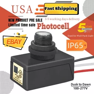 Dusk Dawn Outdoor Swivel Photo Cell Light Control Photocell Sensor LED 110~277V - Bild 1 von 13