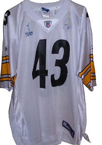 Reebok Pittsburgh Steelers Troy Polamalu #43 On Field Jersey size XL