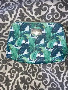 Mario Badescu Green and White Zippered Makeup Bag Cosmetic Travel Pouch - Picture 1 of 6