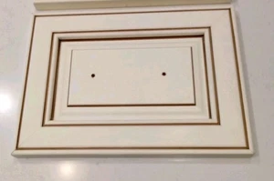 1 hellgelbe gebrauchte erhöhte Platte Küchenschrank Schubladenfront - Bild 1 von 3