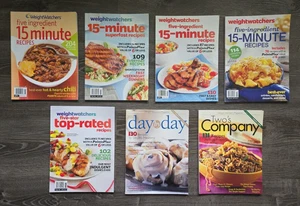 Lot of 7 Weight Watchers Cookbook Magazines: Five Ingredient 15 Minute Recipes, - Picture 1 of 15
