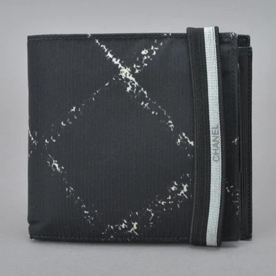 CHANEL Antigua Cartera Línea Viaje Nylon Unisex Usada De Japón Cinturón Ancho 10.2cm Foto 1 de 4