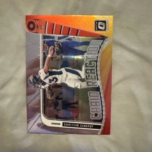 Panini Donruss Optic Javonte Williams Chain Reaction #9 2024 casi nuevo - Imagen 1 de 2