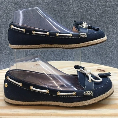 Sebago Shoes Womens 9 Boat Blue Leather Slip On Tassel Round Toe Casual B400062 - Image 1 of 4