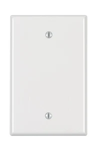 Leviton 1-Gang Blanko Wandplatte, Midway Size, PJ13-W, weiß - Bild 1 von 12
