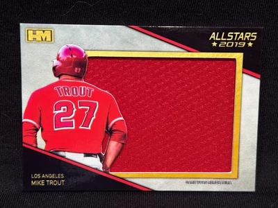 MIKE TROUT ANGELS ROY MVP 2019 HITS MEMORABILIA GAME USED WORN JERSEY # 10/10 - Image 1 of 2