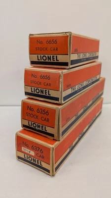 CAJAS ORIGINALES LIONEL - POSGUERRA 6656, 6656, 6356, 6376 (HB21)....TK Foto 1 de 4