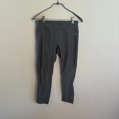 Женские средние серые беговые леггинсы Head Capri б/у в отличном состоянии 23 дюйма по внутреннему шву D5 - Изображение 1 из 4