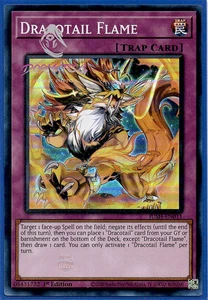 Yugioh! Dracotail Flame JUSH-EN011 (Super Rare) 1st Ed "Dracotail Deck Support" - Bild 1 von 1