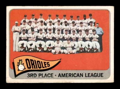 1965 Topps #572 Baltimore Orioles TC SP VG X3232109 - Image 1 of 2