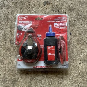 100 ft. Aluminum Chalk Reel Kit with Blue Chalk and Bonus Line - Picture 1 of 2