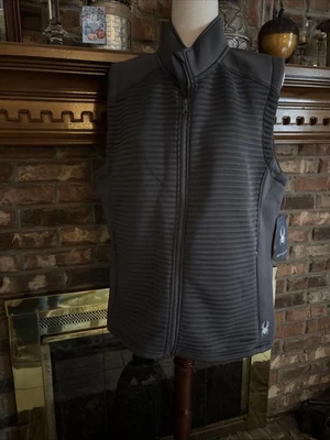 Ladies Spyder Thermal Gray Vest Size 2XL Random Logo On Upper Back - Image 1 of 4