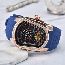 New Tourbillon Automatic Mechanical Watch Fashion Personalized Tape Watch