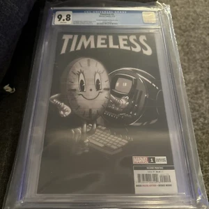 TIMELESS #1 1:50 Ramos Miss Minutes 2da impresión RARA VARIANTE CLAVE CGC 9.8 - Imagen 1 de 4