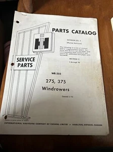 Catálogo de piezas IH 275, 375 remolcadores - Imagen 1 de 4