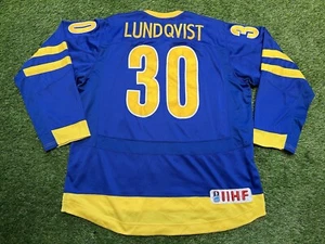 Nike Henrik Lundqvist Schweden IIHF Hockey Trikot Gr. XL - Bild 1 von 5