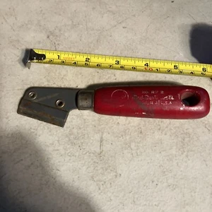Vintage Red Devil Rk 2 Tool Razor Scraper Mad in In Nj USA  - Picture 1 of 6