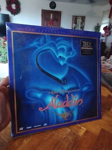 Walt Disney Aladdin Laserdisc Movie CAV Letterbox Edition New Factory Sealed - Picture 1 of 11