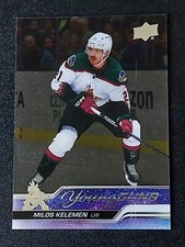 2023-24 Upper Deck Milos Kelemen Clear Cut Young Guns Rookie Card #211