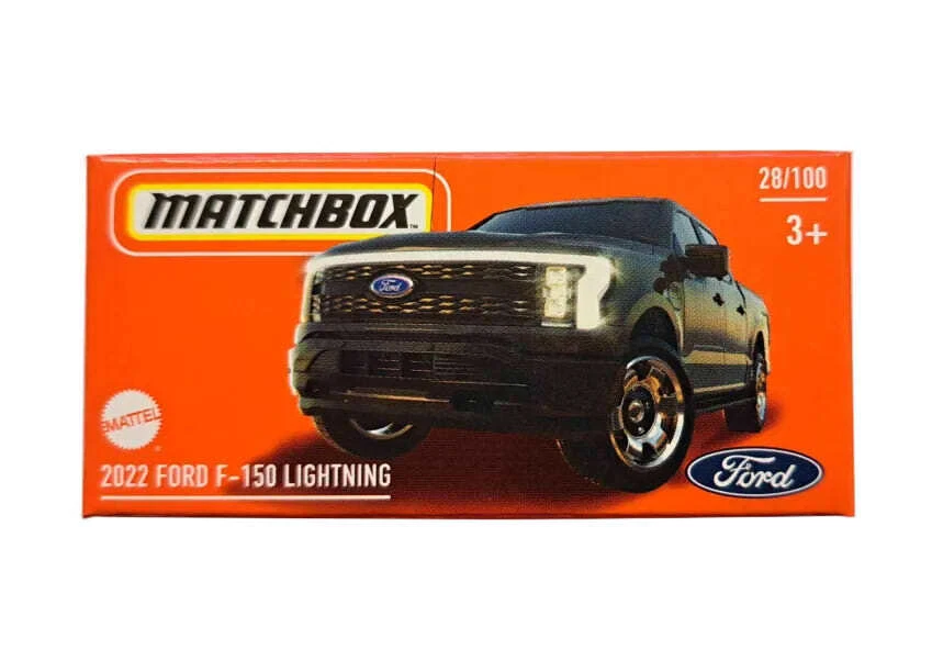 MATCHBOX 2024 POWERGRABS 2022 FORD F-150 LIGHTNING 28/100 HVR03 - Image 1 of 1