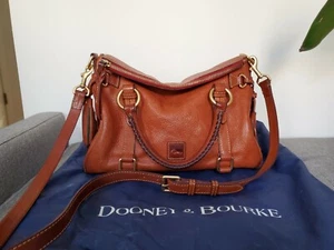 Dooney & Bourke Florentine Vachetta Small Leather Satchel Natural - Picture 1 of 12