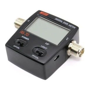 NISSEl RS-70 Digital SWR & Power Meter 1.6-60 Mhz HF 200W For 2 Way Radios xr# - Picture 1 of 4