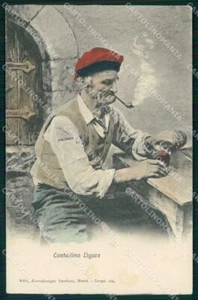 Genua Nerven Ligurischer Bauer Kostüme Postkarte RB9333 - Bild 1 von 2