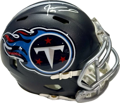 Jevon Kearse Signed Tennessee Titans Mini Helmet JSA Authenticated Blue - Image 1 of 4