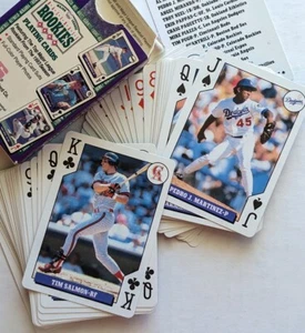 Carte da gioco Bicycle 1993 poker MLB Rookies MIKE PIAZZA PEDRO MARTINEZ - Foto 1 di 5