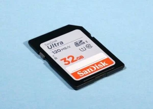 SanDisk Ultra SDHC 32GB Class 10 120MBs Memory Card * Excellent Fully Working - Picture 1 of 1
