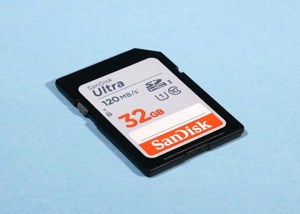 SanDisk Ultra SDHC 32GB Class 10 120MBs Memory Card * Excellent Fully Working - Image 1 of 1