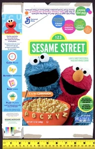 General Mills Sesamstraße Zimt Müsli (2020) - leere Müslischachtel. Story - Bild 1 von 4