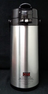 OGGI 64 oz. Servidor de bebidas Silver Pumpmaster Foto 1 de 4