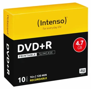 20 Intenso Rohlinge DVD+R full printable 4,7GB 16x Slimcase - Bild 1 von 1