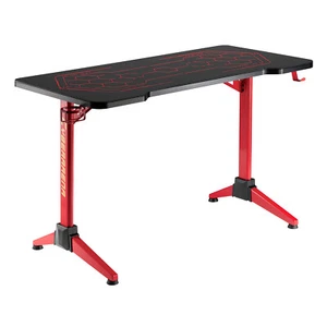 Scrivania da gioco RGB Led NanoRS, nero, grande, 100kg max, altezza 760mm, RS163 - Imagen 1 de 8