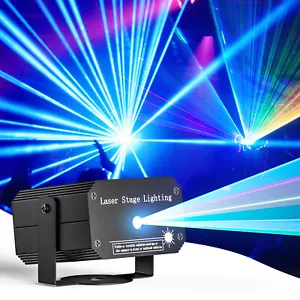 Laserlicht Lichteffekt RGB LED Laser Projektor DJ Disco Party Show Bühnenlicht - Bild 1 von 17