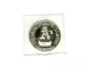 Oakland A's Athletics BATTLE OF THE BAY 1 OZ 999 SILVER Limited Ed Round Coin - Picture 1 of 2